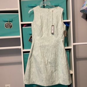 Light green Eva Mendes dress